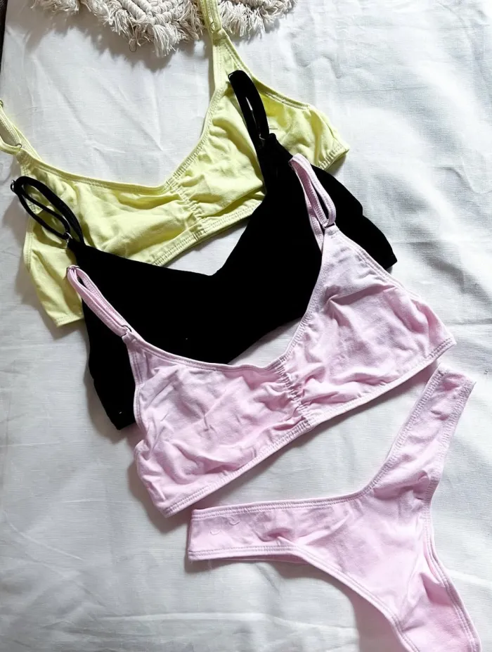 Conjunto de algodón deportivo 