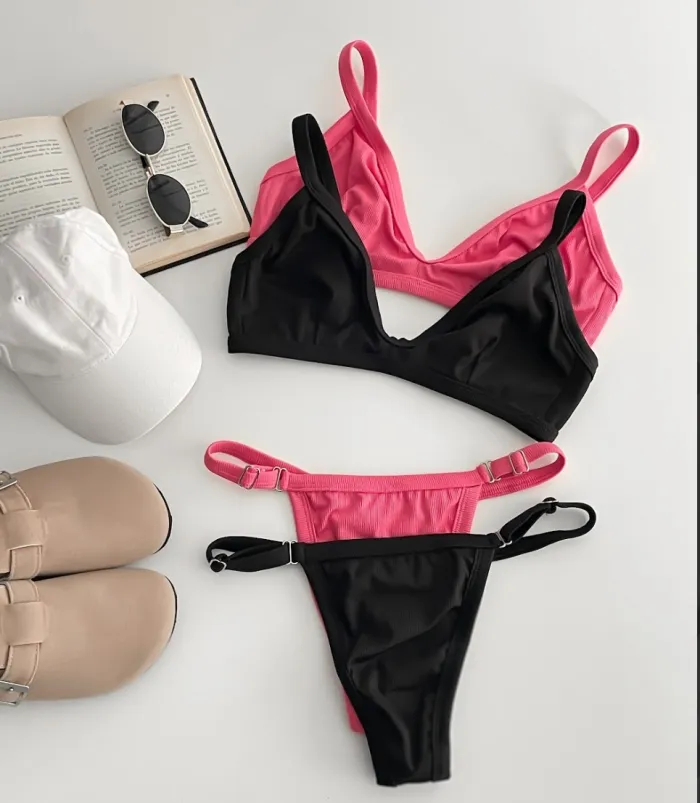 Bikini París color rosa chicle