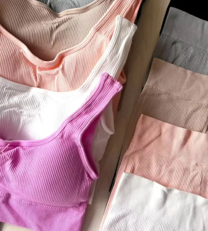 Conjunto deportivo rosa chicle 