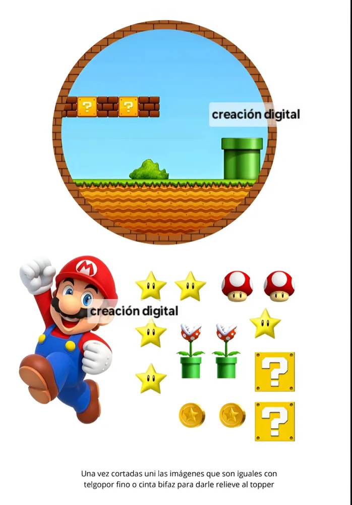 Kit de Mario Bros CUMPLEAÑOS🎮 2