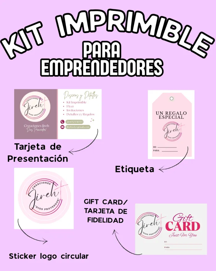 Kit imprimirle Emprendedores