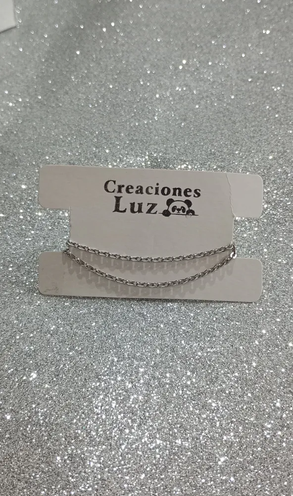 Tobilleras: Acero/macramé 