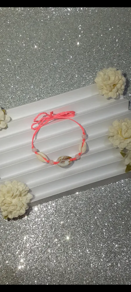 🔸 Tobillera de Caracoles 