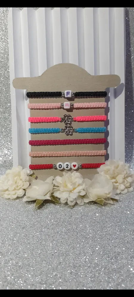 🔸 Pulseras Macramé