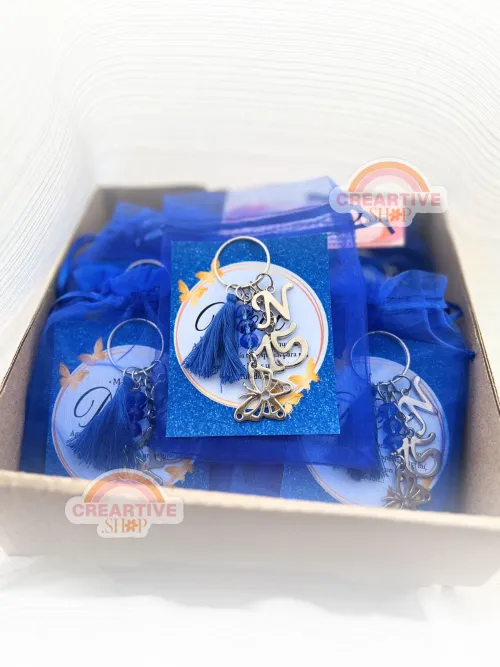 LLAVEROS XV MARIPOSA souvenir BOLSA DE ORGANZA 3