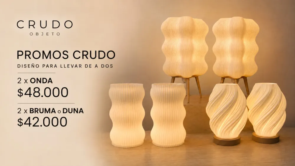 Promos CRUDO · Llevá 2 y ahorrá