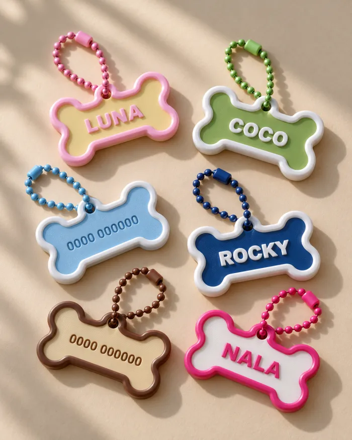 Chapita personalizada para mascotas