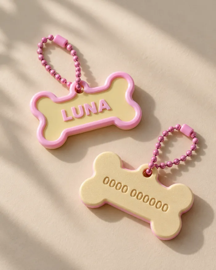 Chapita personalizada para mascotas 2