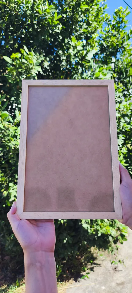 Marco de Madera Natural para Fotos