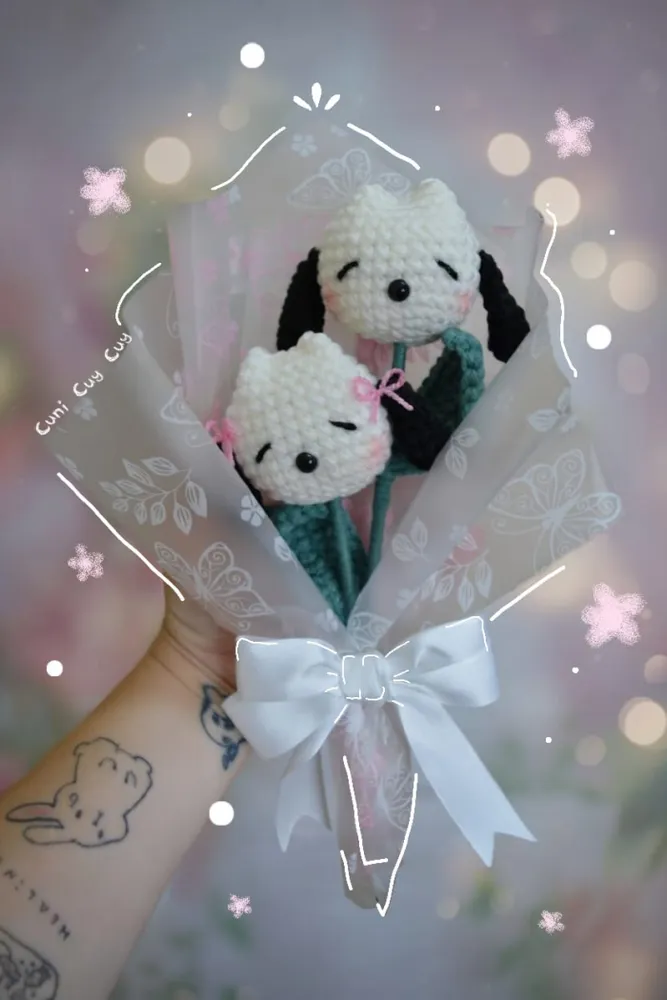 Tulipanes - Snoopy - Hello Kitty
