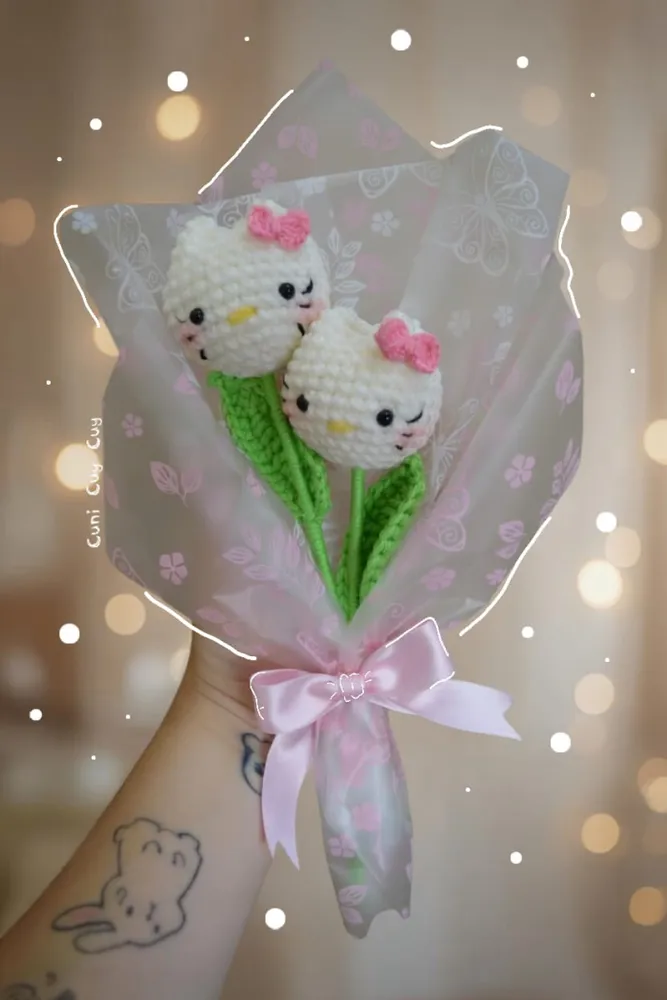 Tulipanes - Snoopy - Hello Kitty 2