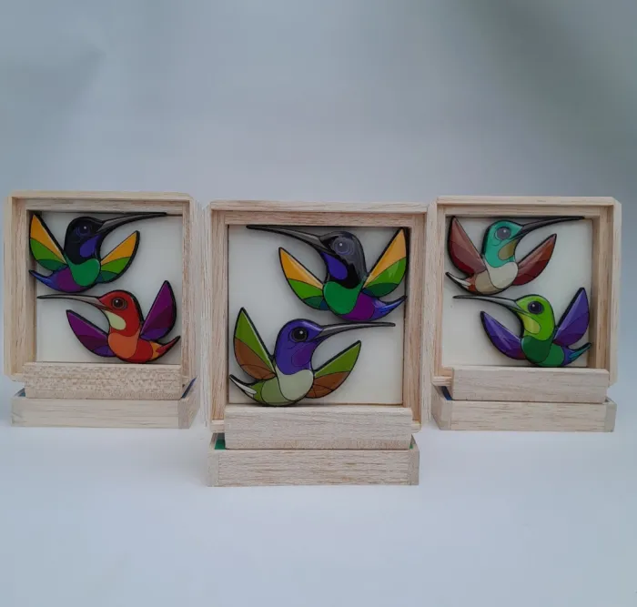 Colibries caja con 2 unidades 2