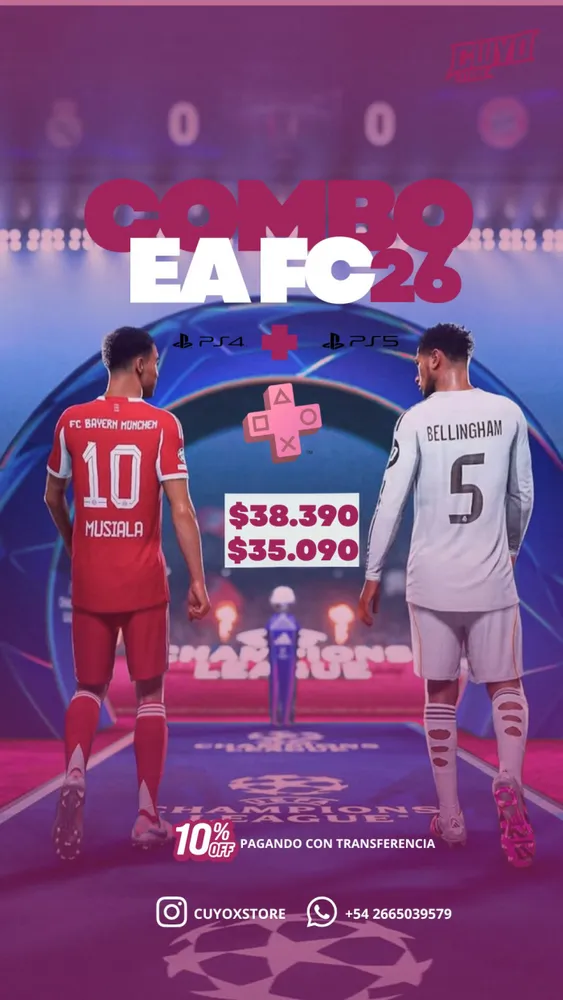 EA FC 26 + PS PLUS ESSENTIAL PS4 - PRIMARIA