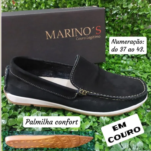 🤎MOCASÍN EN CUERO GAMUZADO COCIDO🤎 2