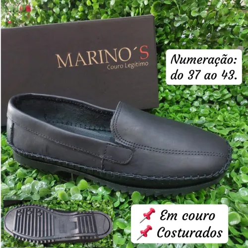 🖤MOCASÍN EN CUERO COCIDOS🖤 4