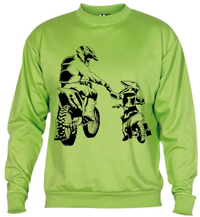 Hoodies Verde Motocross