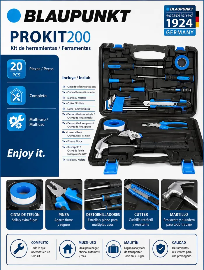 Set de herramienta BLAUPUNKT 