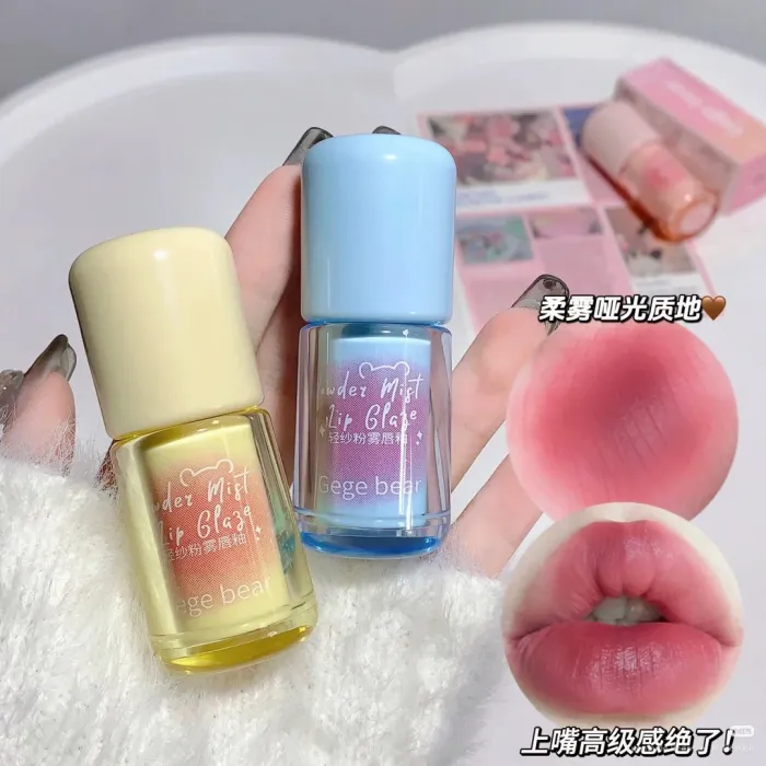 LABIAL GEGE BEAR "POWDER MIST LIP GLAZE"
