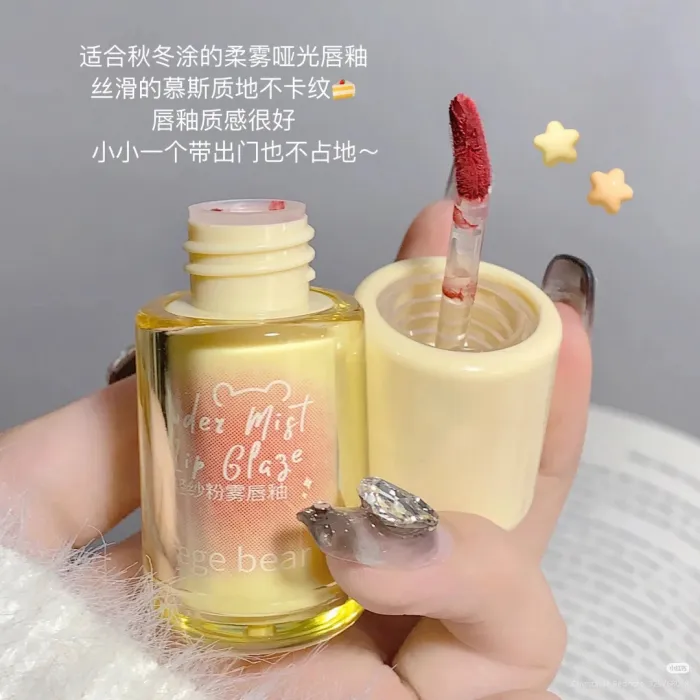 LABIAL GEGE BEAR "POWDER MIST LIP GLAZE" 2