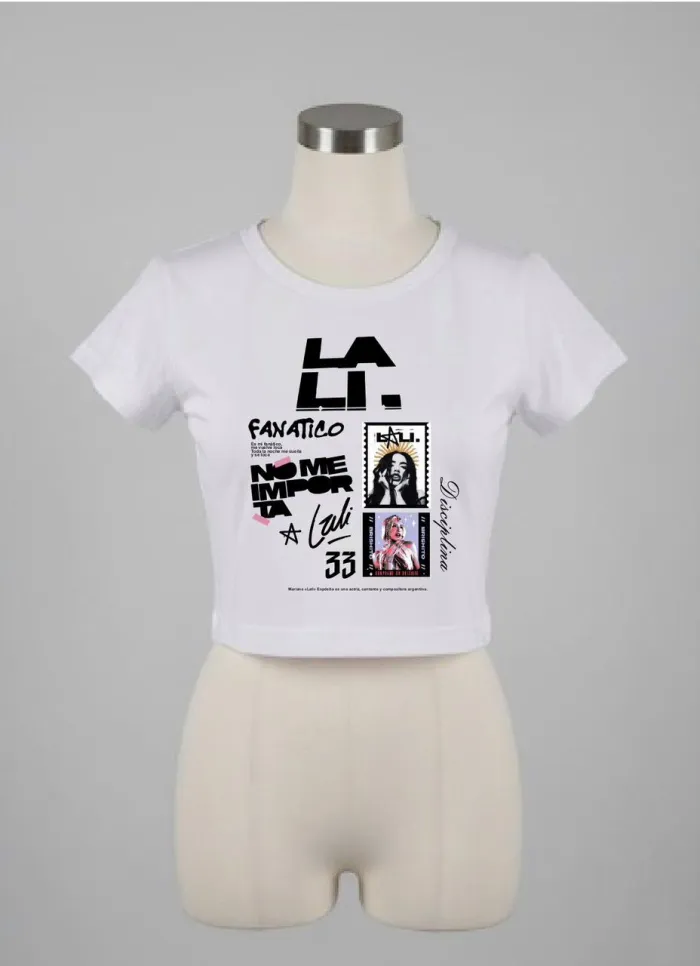 Baby Tee Lali Diseño