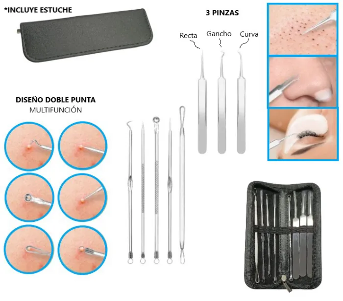 SET REMOVEDOR DE PUNTOS NEGROS