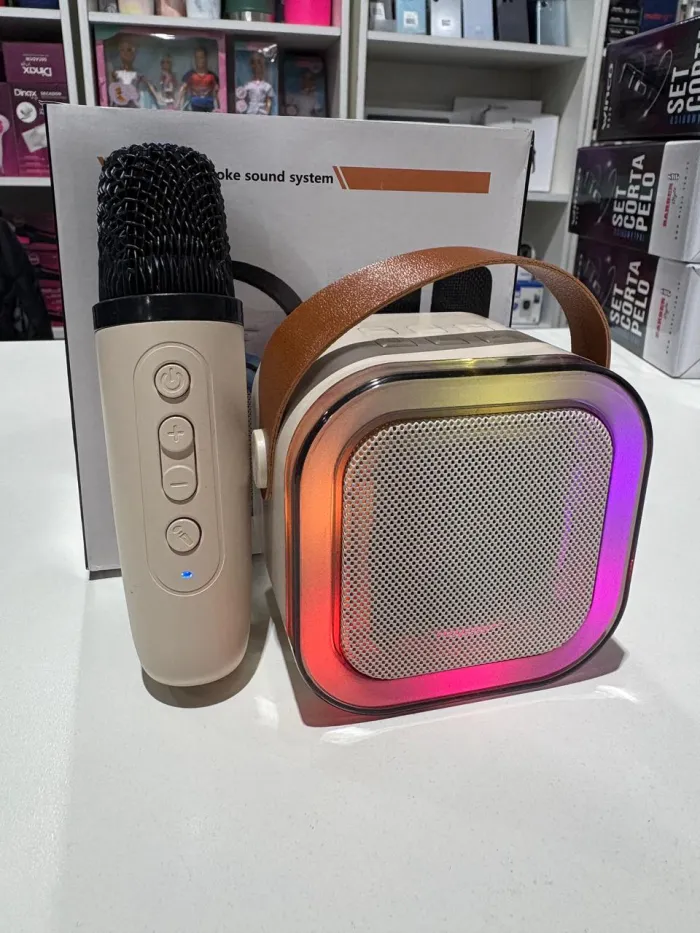 Mini parlante + micrófono