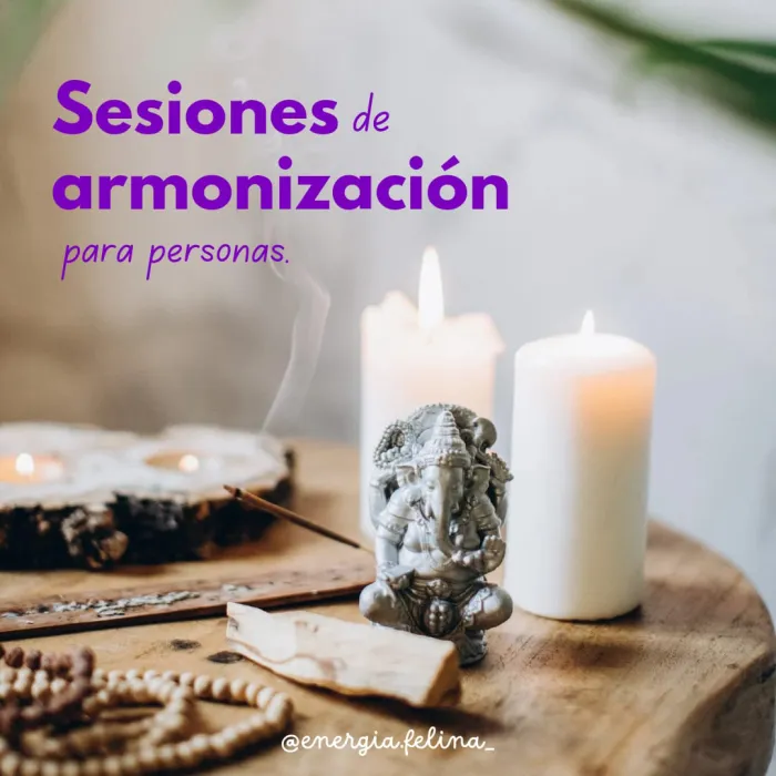 Armonización, canalización, limpieza personal.