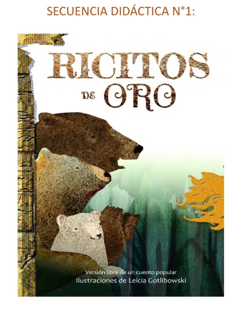 Ricitos de Oro.Secuencia didáctica.2do