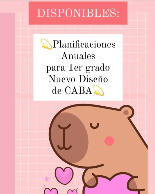 💫Planificaciones Anuales 1ero.Diseño de CABA💫