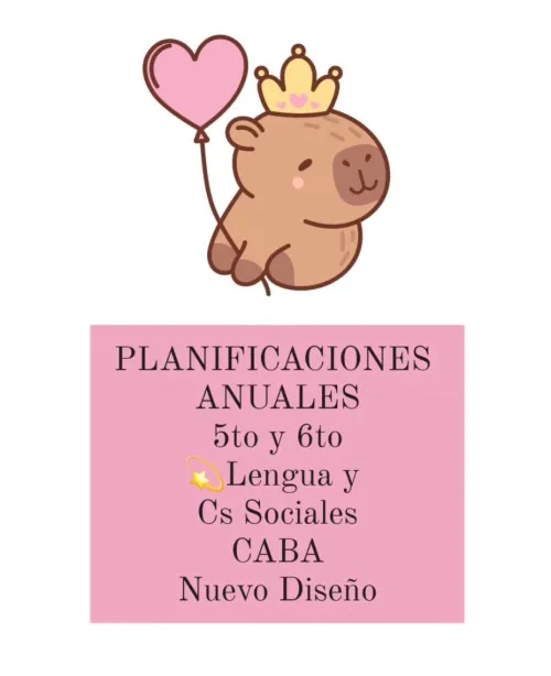 Planificaciones Anuales 5to y 6to Diseño de CABA