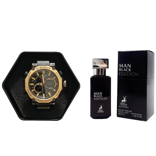G SHOCK AVENT + PERFUME MAN BLACK