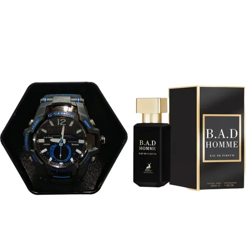 G SHOCK KOLF + PERFUME BAD HOMME