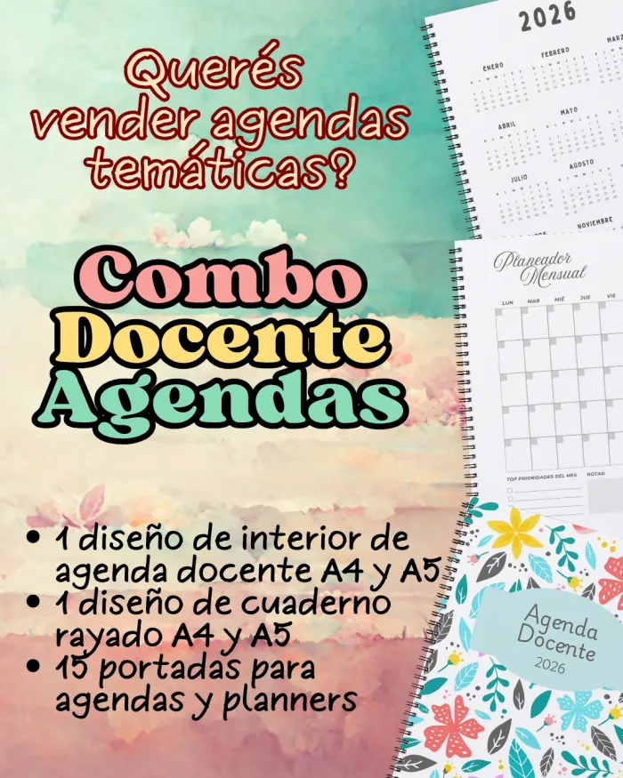 Combo Emprendedor Encuadernación Docente 