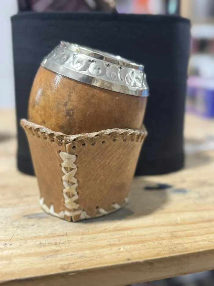 TORPEDO/IMPERIAL  CRIOLLO CON BASE DE CUERO CRUDO 2