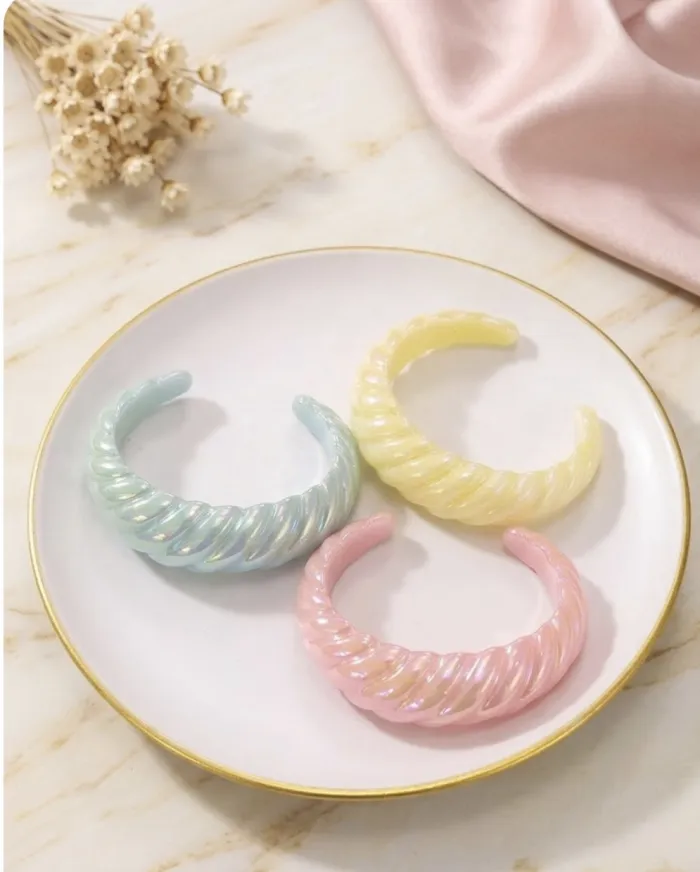Pulseras acrílicas 