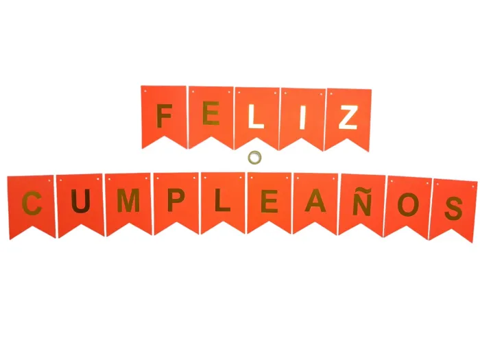 Banderin Feliz cumpleaños 