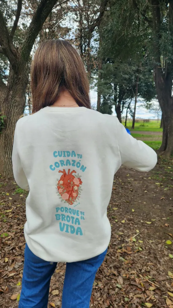 Buzo "Cuida tu corazón"