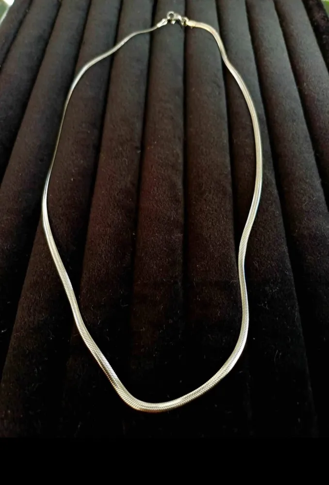 Cadena chata plata 925 2