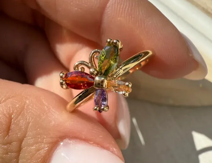 Anillo mini mariposa 