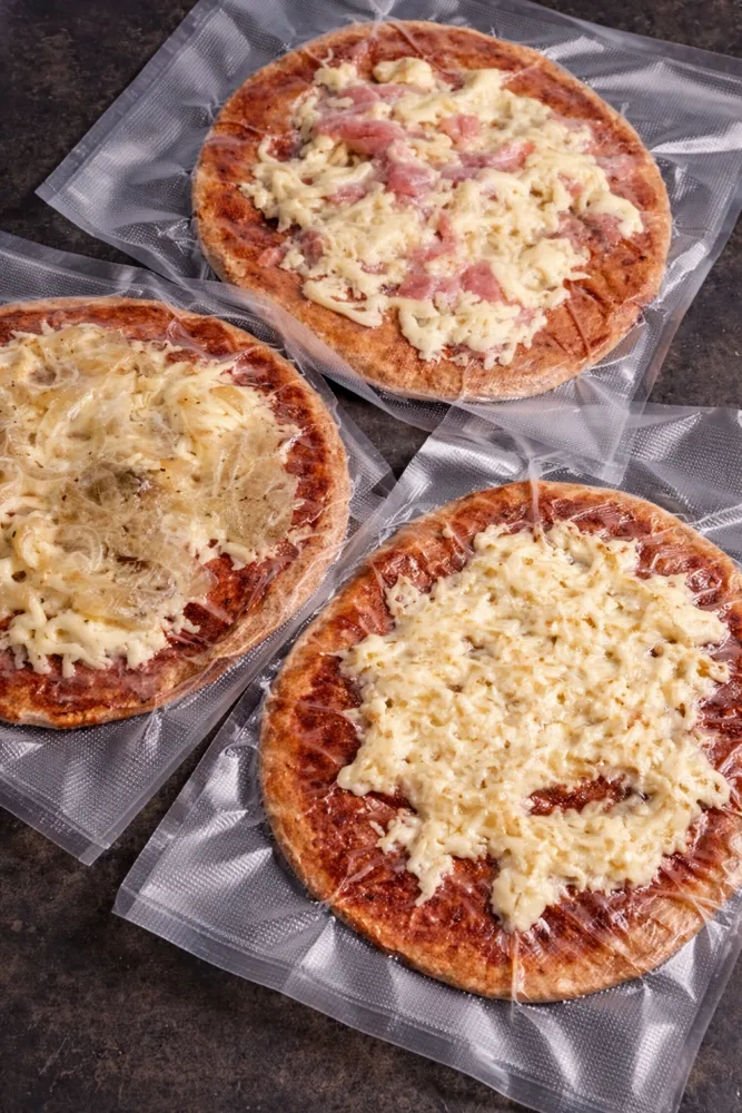 Pizza individual integral mozzarella