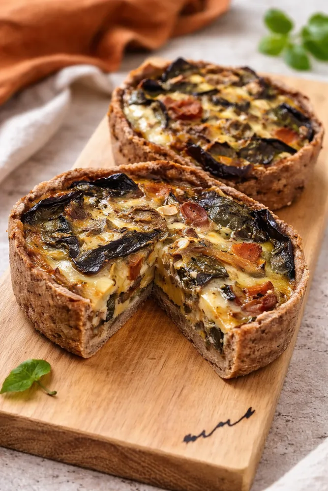 Tarta integral e individual mix de verduras 