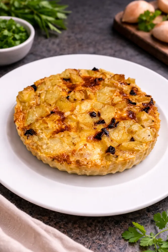 Tortilla de papas rellena