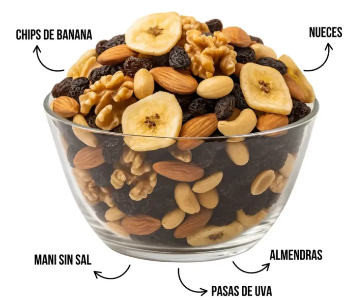 Mix de frutos secos x200grs