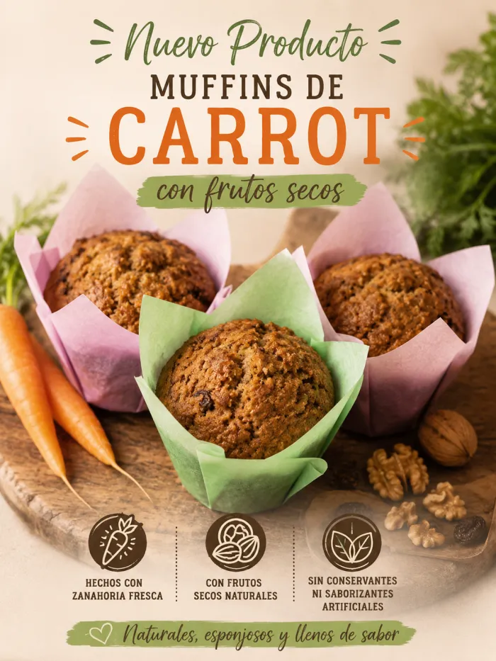 Muffins de carrot 