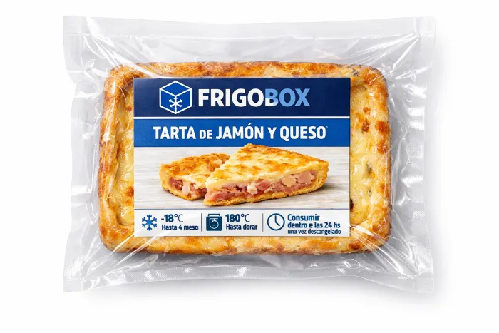 Tarta de jamon y queso