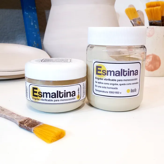 Esmaltina para monococción 300g Amarillo 2