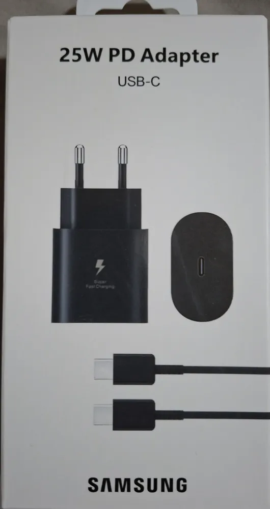 Cargador Samsung 25W+ cable incluido tipo-c 1M 2