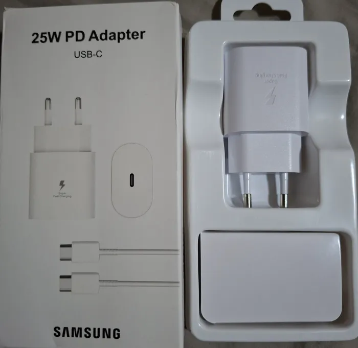 Cargador Samsung 25W+ cable incluido tipo-c 1M