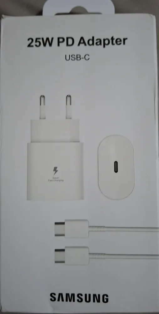 Cargador Samsung 25W+ cable incluido tipo-c 1M 2