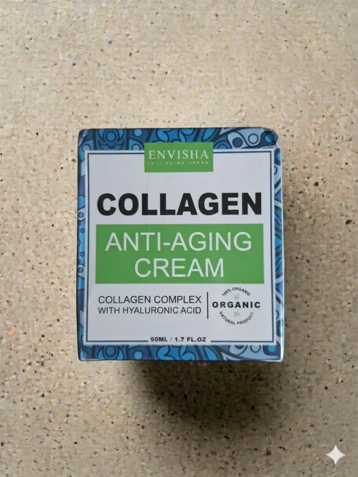 Crema Facial Hidratante Envisha Colágeno y anti-ed